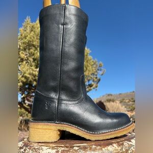 NEW Frye Campus 14L Boots Shearling Lined Gum Sole